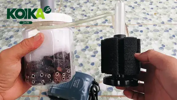lọc bể cá tự chế