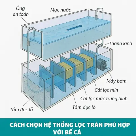 Hệ Thống Lọc Bể Cá Vàng: Từ Nguyên Lý Đến Lựa Chọn Tối Ưu
