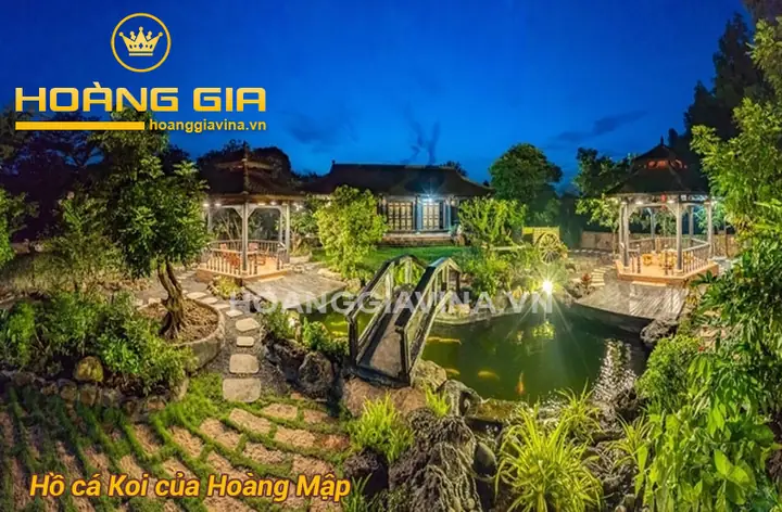 mẫu hồ cá đẹp ngoài trời