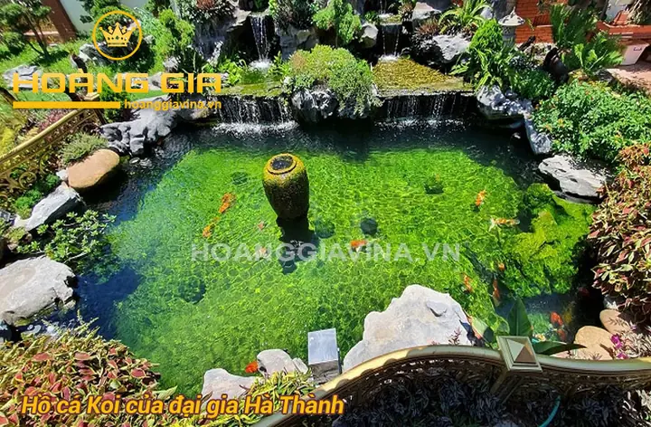 mẫu hồ cá đẹp ngoài trời
