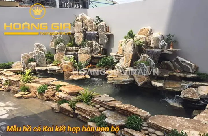 mẫu hồ cá đẹp ngoài trời