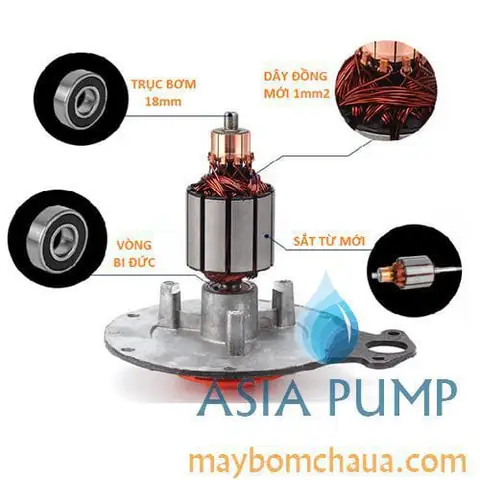 máy bơm nước mini hồ cá 12v