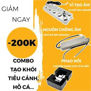 máy tạo khói hồ cá