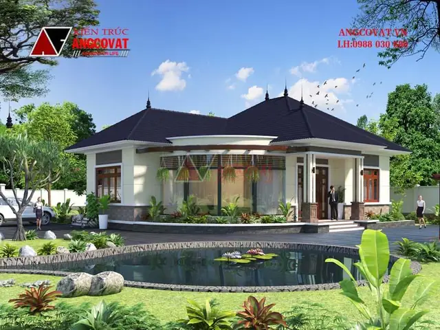 Hướng Dẫn Thiết Kế Nhà Vườn Có Ao Cá: Tạo Không Gian Sống Bình Yên