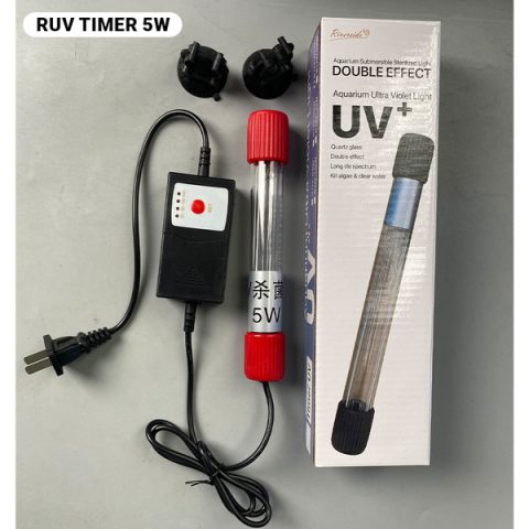 Sử dụng đèn UV ngăn ngừa tảo phát triển, giúp bể cá cảnh trong suốt