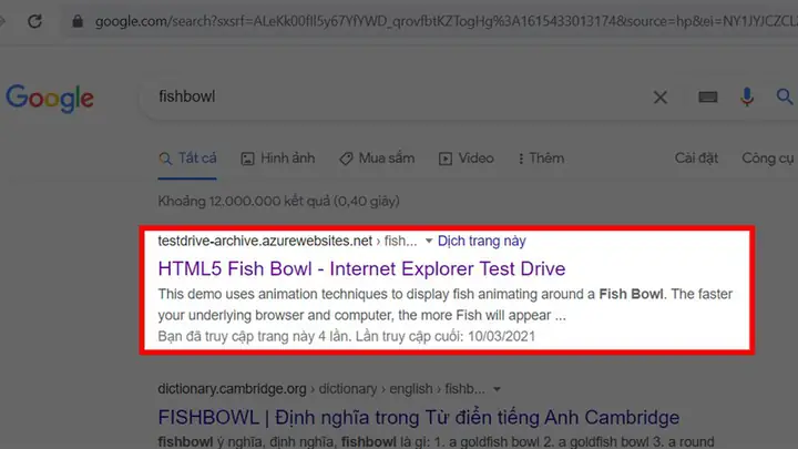 thả cá test máy