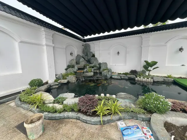 thi công hồ cá koi bình dương thi công hồ cá koi bình dương