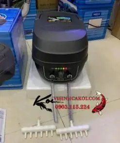 Máy Sủi Oxy Tích Điện Hồ Cá Koi Hailea CP 60-100-120 Phòng Trường Hợp Bất Thường