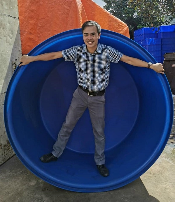 Thùng nhựa nuôi cá cảnh 5000L