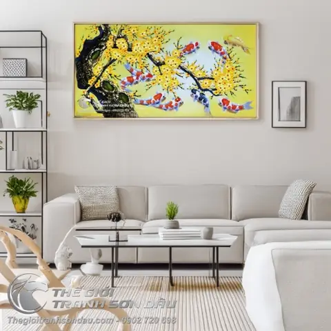 Tranh Con Cá Vàng: Biểu Tượng Phong Thủy và Lựa Chọn Hoàn Hảo