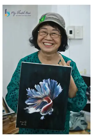vẽ con cá vàng