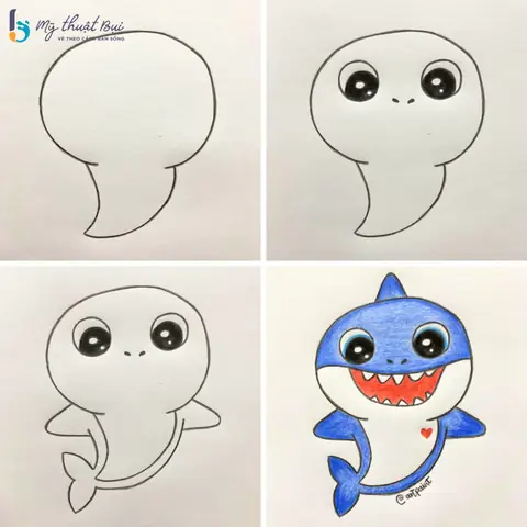 vẽ con cá vàng
