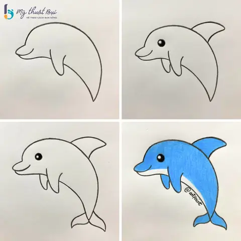 vẽ con cá vàng
