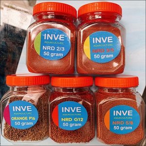 Thức Ăn Cá Cảnh Cám Inve Thái 1-2-2-3-3-5-5-8 G8 Hàng Công Ty 50gr